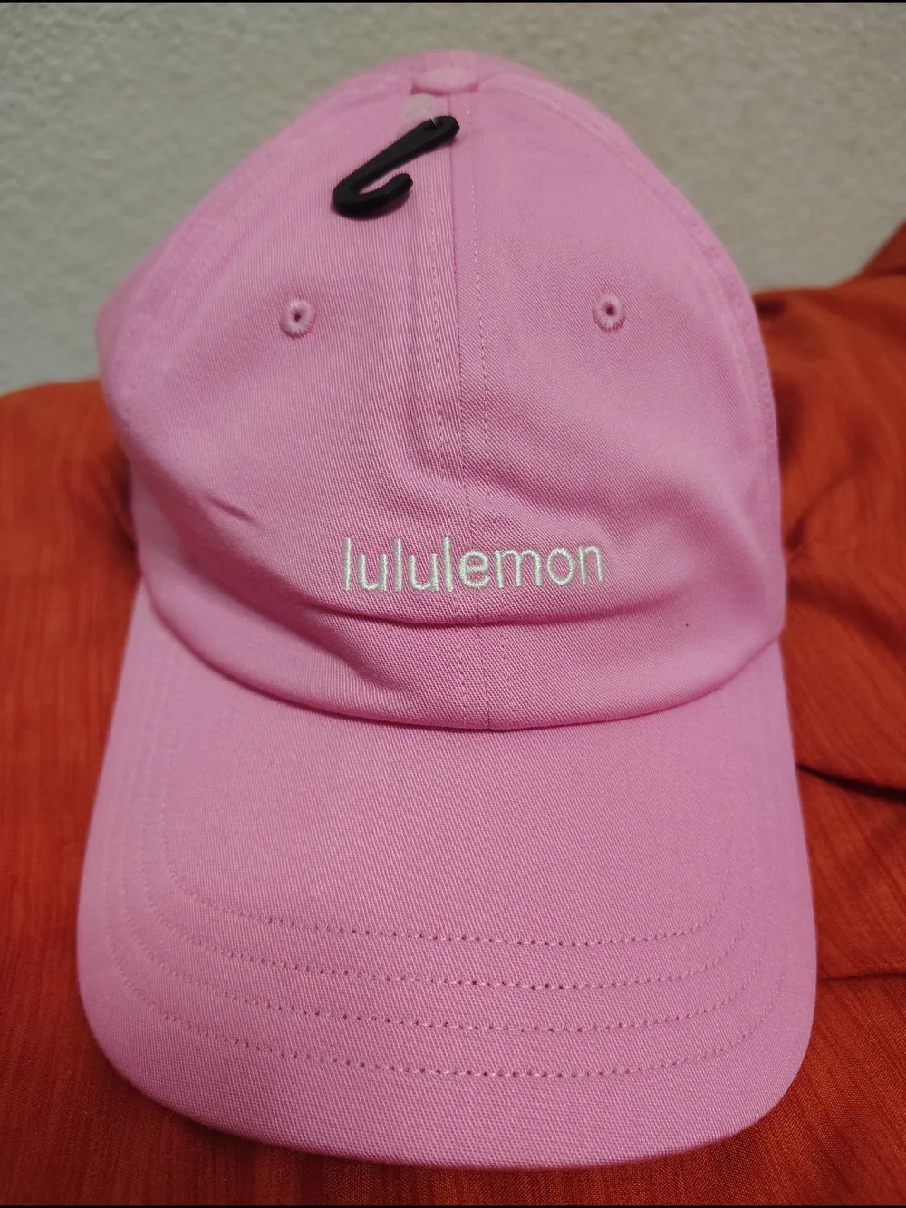 lululemon athletica Pink Embroidered Logo Cap for Kids